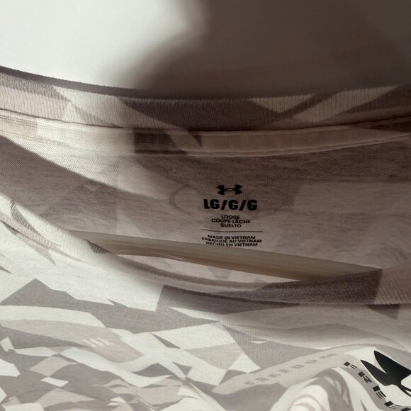 Under Armour Women's Freedom Tee Light Gray Large - Picture 4 of 4